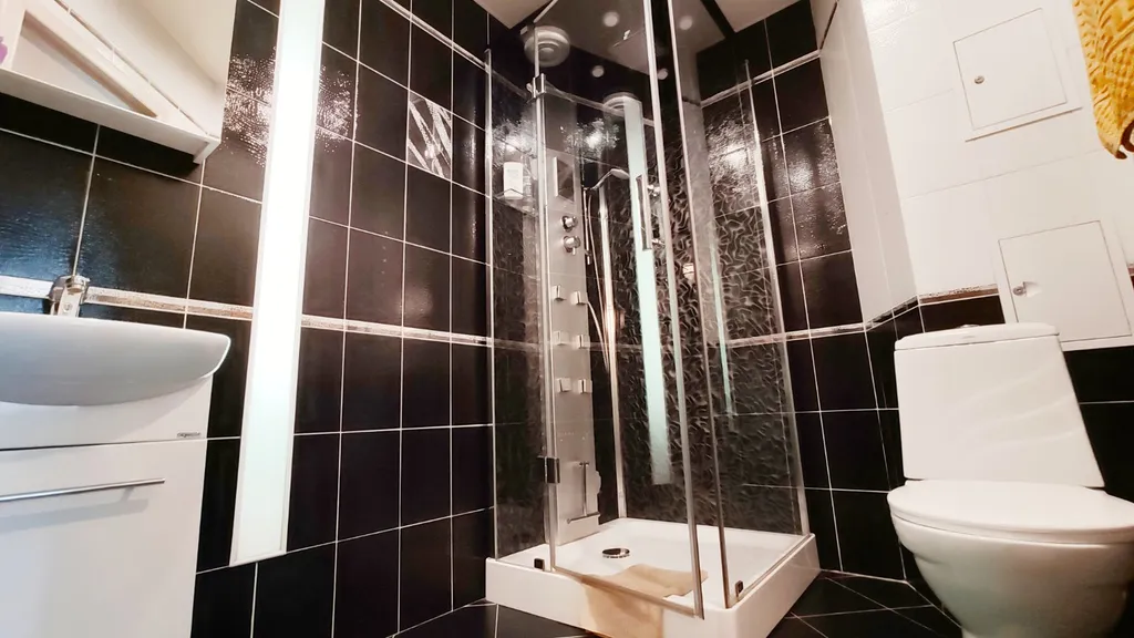 Квартира с душевой кабиной