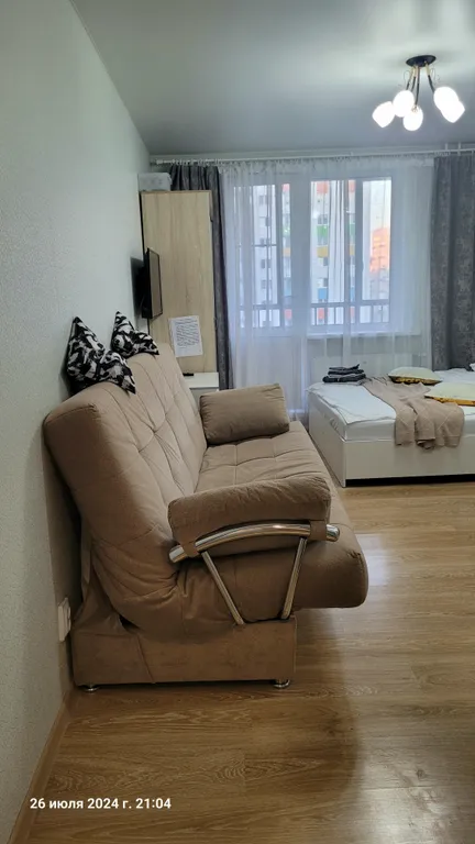 Уютная трёхместная студия недалеко от метро