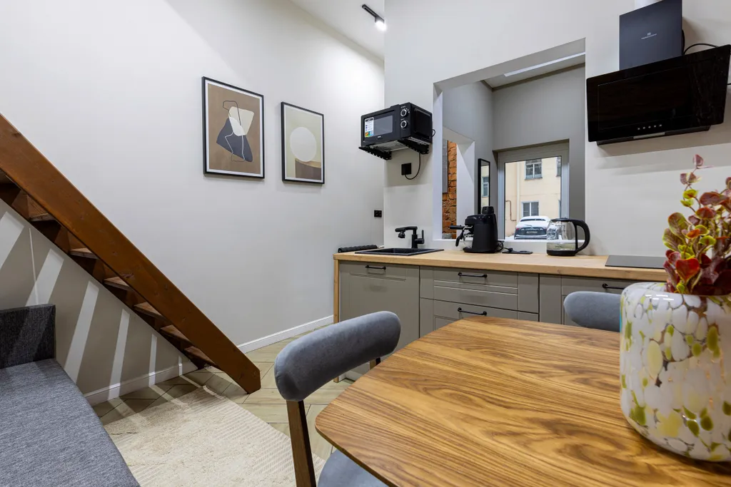 Уютные апартаменты студия в стиле лофт