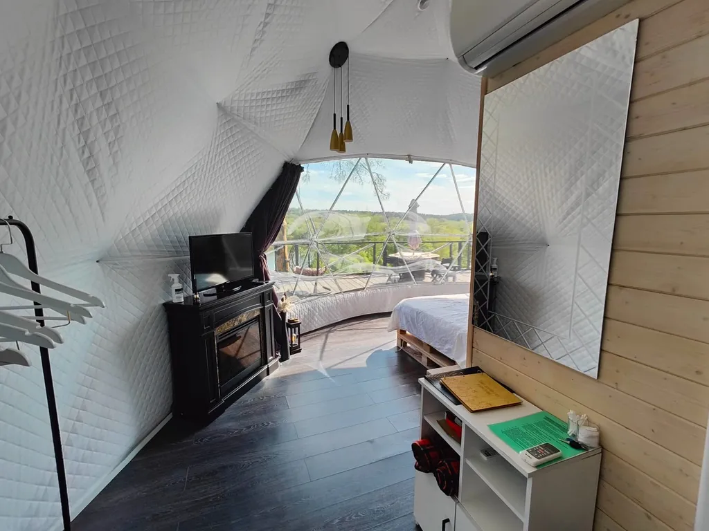 Глэмпгеокупол Домик на Оке