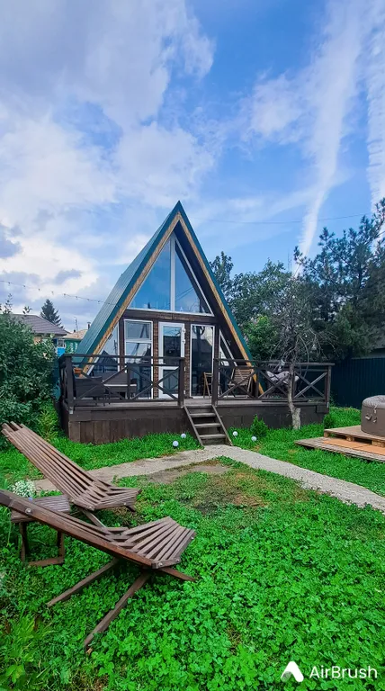 Уютная дача в стиле Афрейм