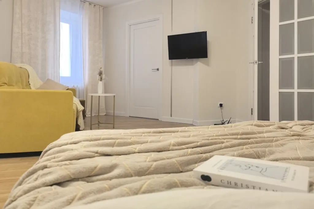 Уютная однокомнатная квартира на 6 гостей