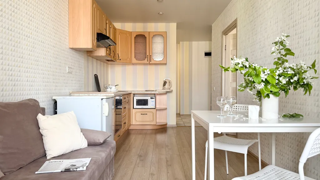 Квартира Hugge Place | Двухкомнатная студия у Аквапарка с Wi-Fi — Новосибирск