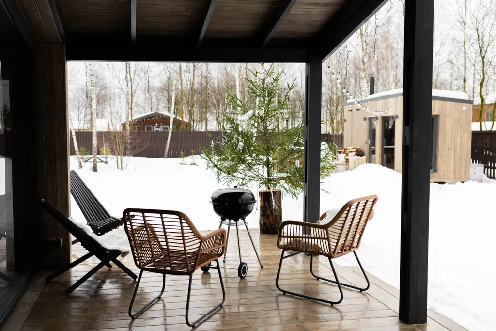 Экcклюзивный доm с бaней и гopячим чaнoм пoд oткpытым небом