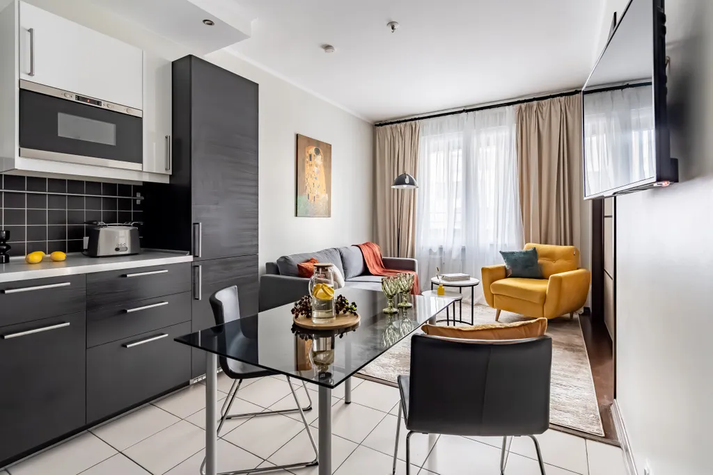 Квартира Квартира Scarlet с балконом — Санкт-Петербург