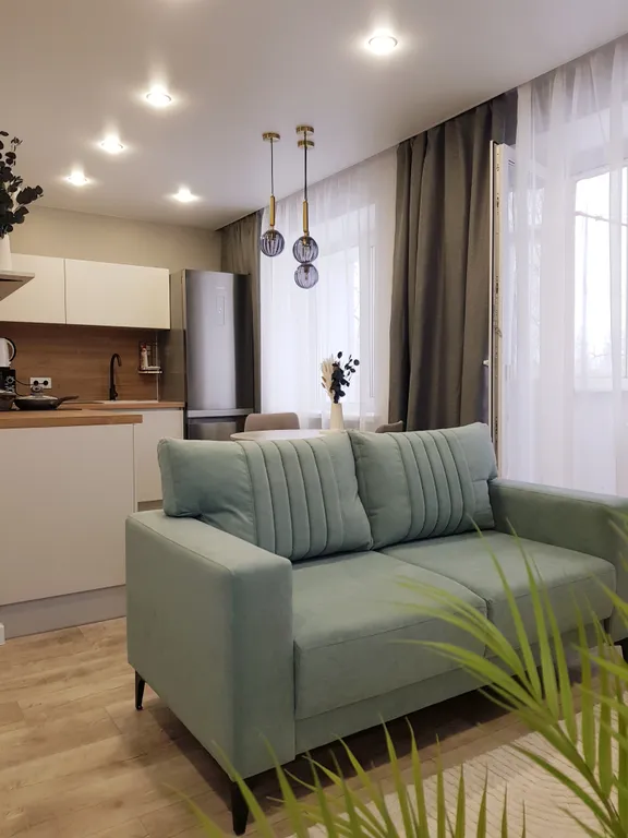 1-комнатная квартира с отличным ремонтом