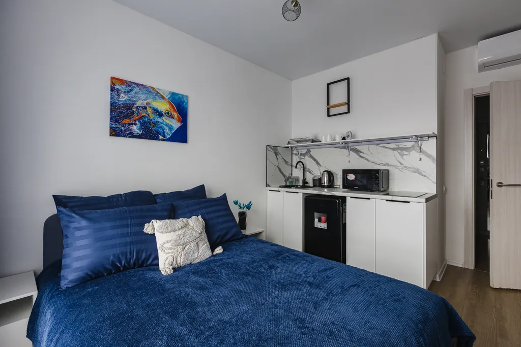 Квартира Квартира Уютная студия на Варшавском шоссе — Москва