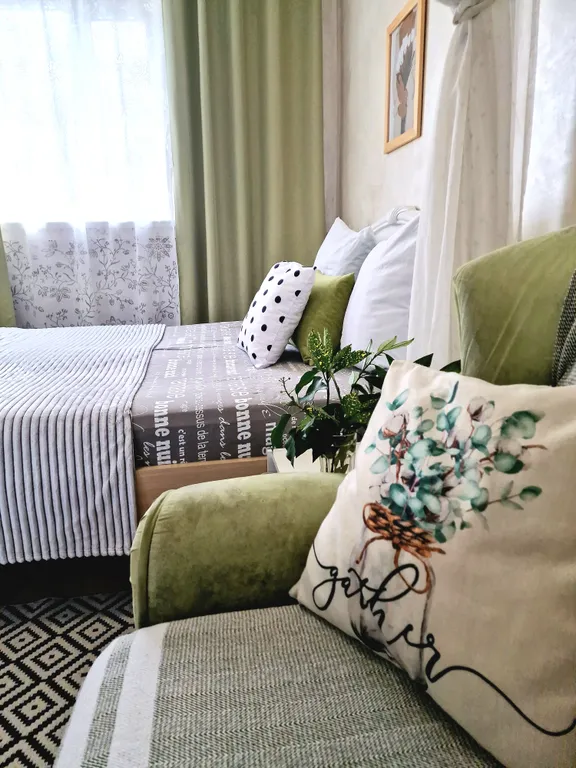 Квартира Квартира Уютный зелёный апартамент — Геленджик