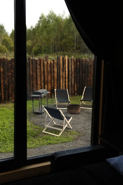 Стильный загородный домик в стиле Black