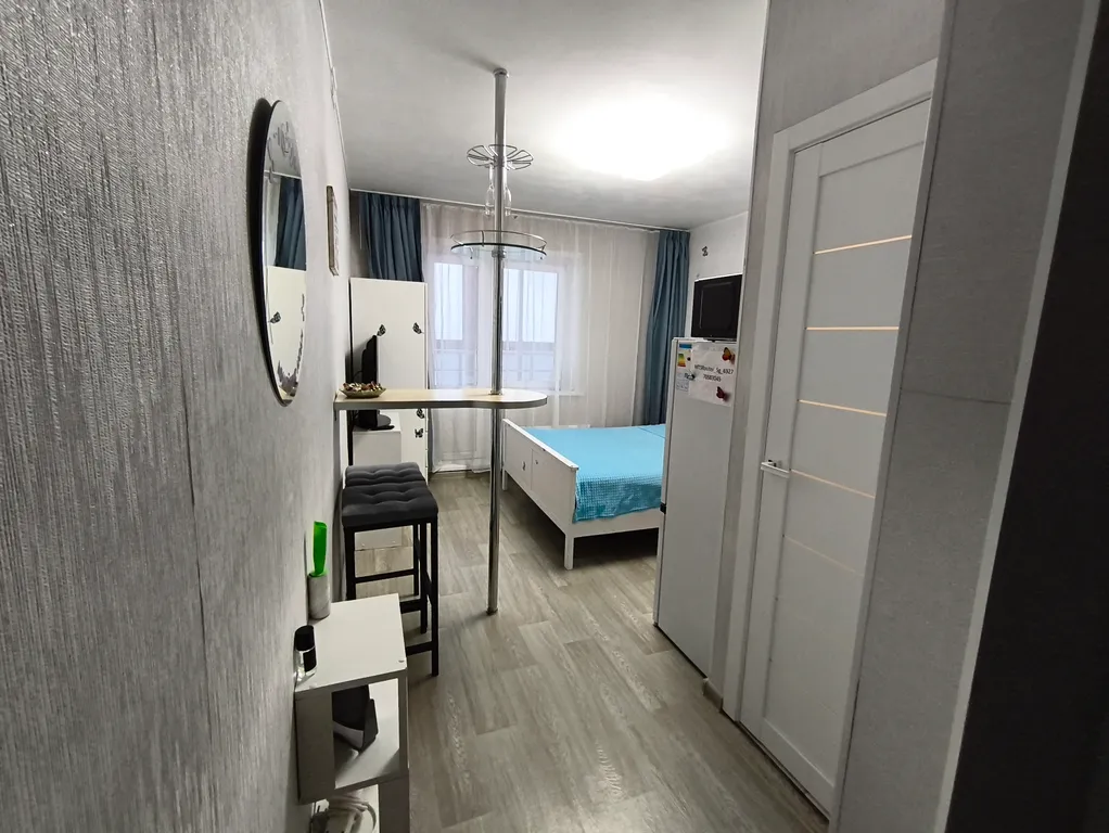 Уютная студия с балконом у Аграрного университета и метро