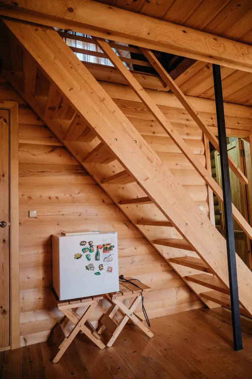 Семейный номер гостевого центра на берегу пруда (прокат снегохода)