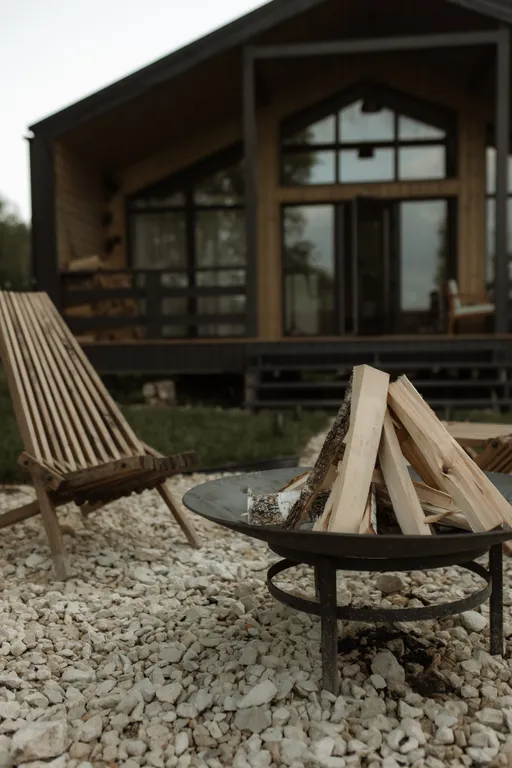 Коттедж Панорамный дом из пинтерест с камином и сауной — Семеновское