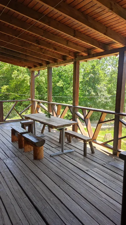 Коттедж Коттедж Просторный сруб с гамаком, камином и баней — Мезмай