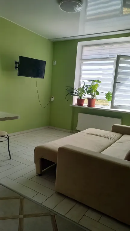 Уютная, светлая квартира ,кухня-студия,спальная.