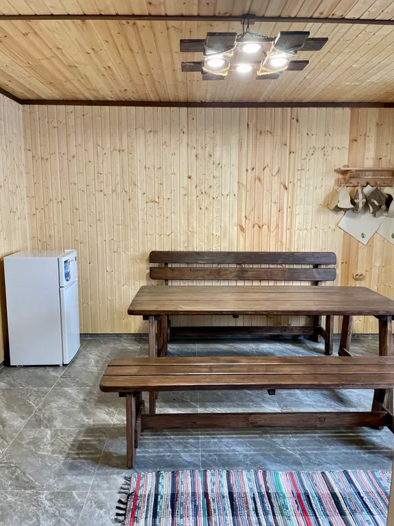 Коттедж с баней и теплым бассейном