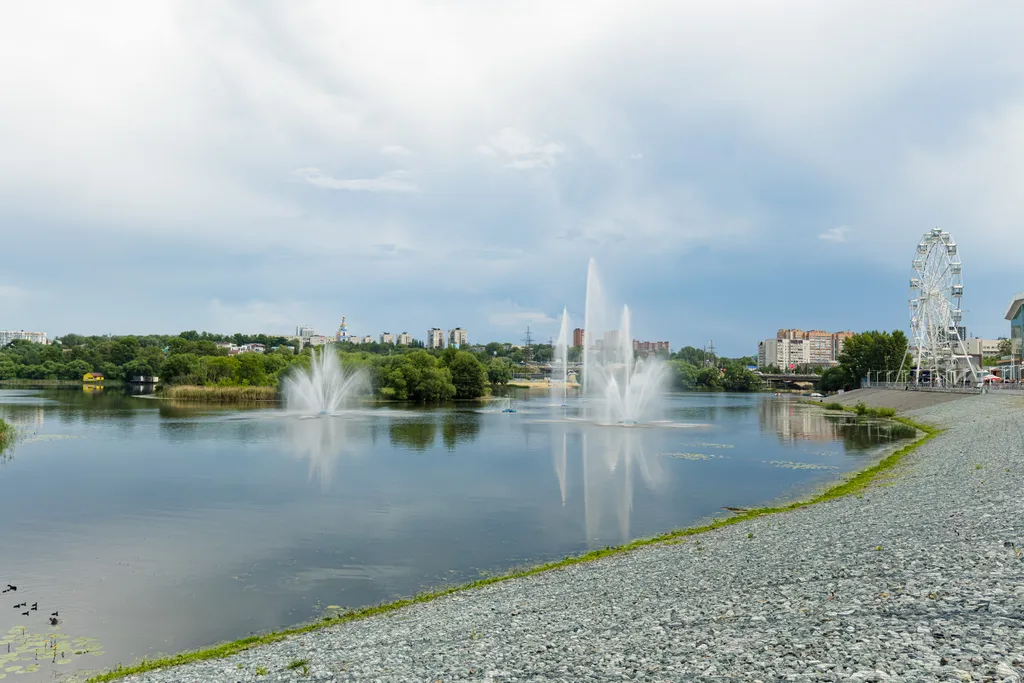 Студия на 24 этаже с панорамным видом на реку в ЖК Аквамарин