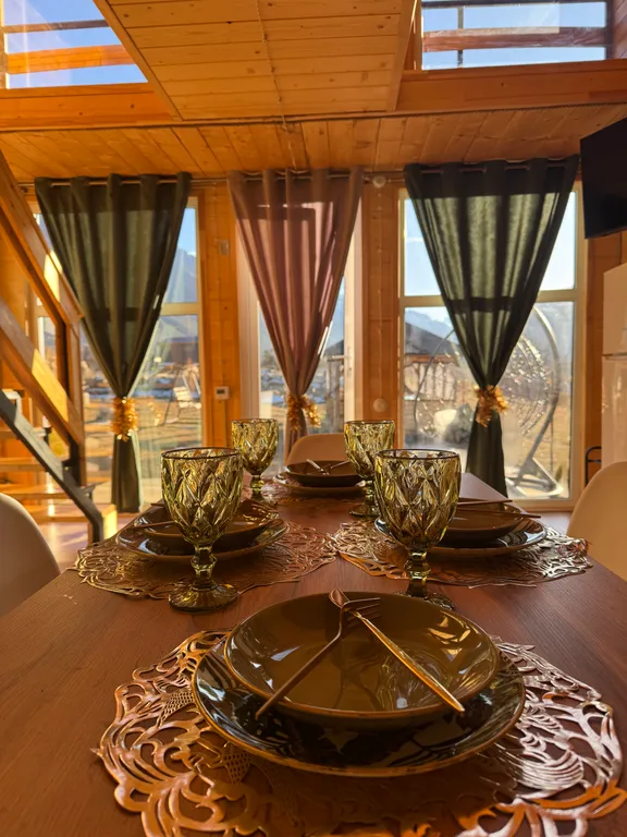 Барнхаус шикарным видом на горы