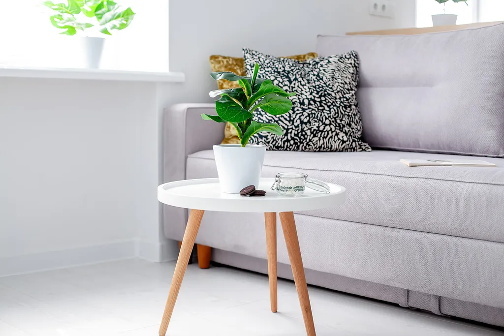 Светлая квартира-студия NINA в скандинавском стиле недалеко от центра