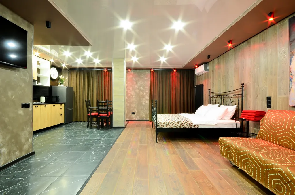 Уютная студия у Волжской набережной в новом доме