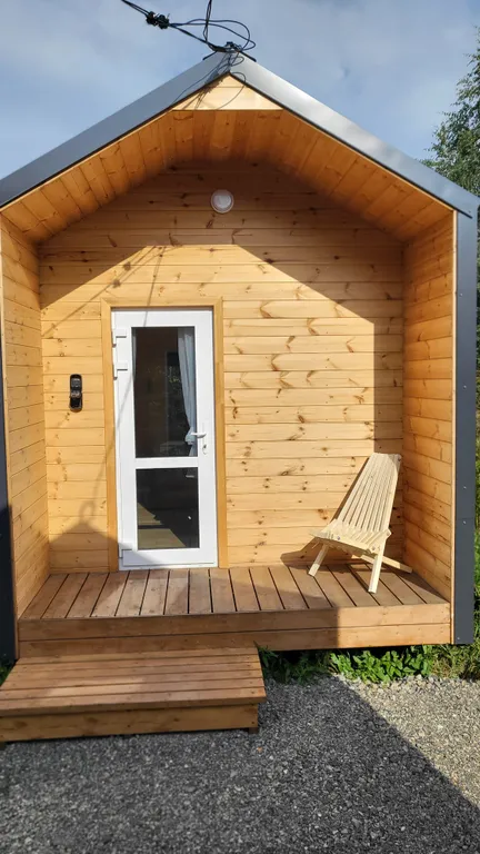 Дачный домик Tiny gray house