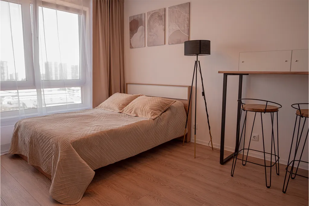 Уютная, новая квартира-студия The Room White