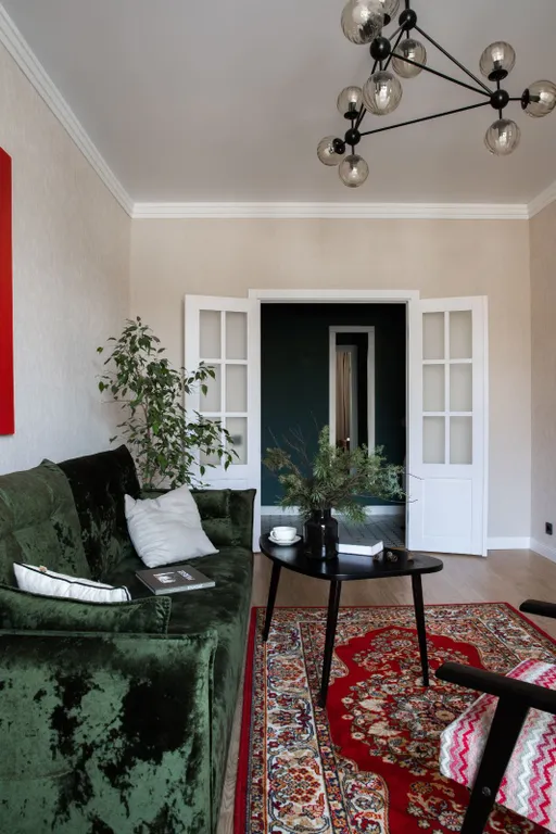 Квартира в историческом месте города с дизайнерским ремонтам