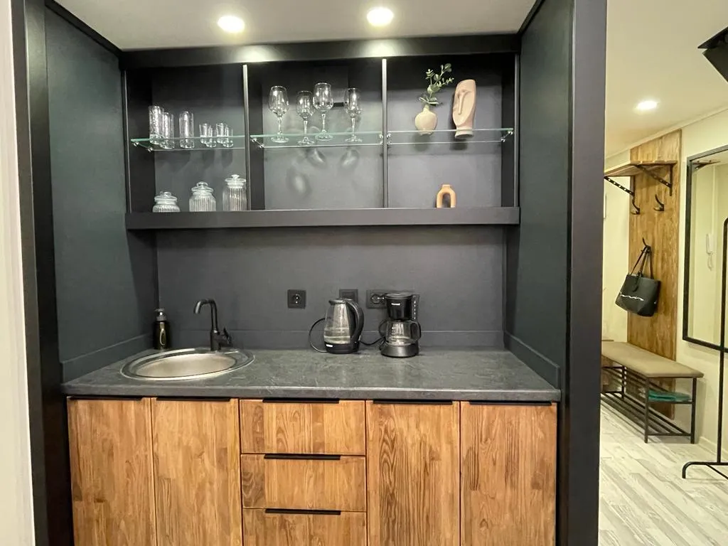 Квартира Студия в стиле Loft в двух уровнях в центре города — Алматы