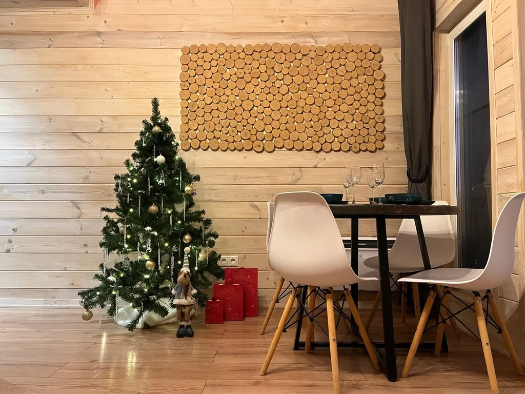 Уютный дом в стиле Барнхаус с чаном у леса, у нас есть баня.