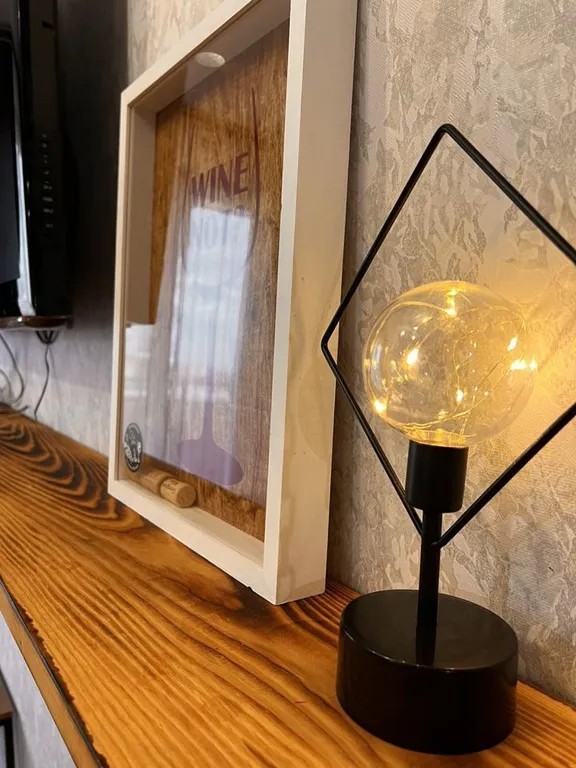 Студия с дизайнерским ремонтом