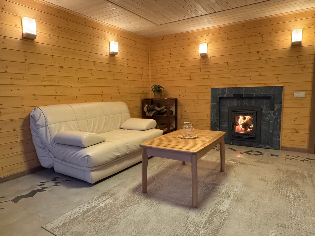 Коттедж с сауной и зоной BBQ