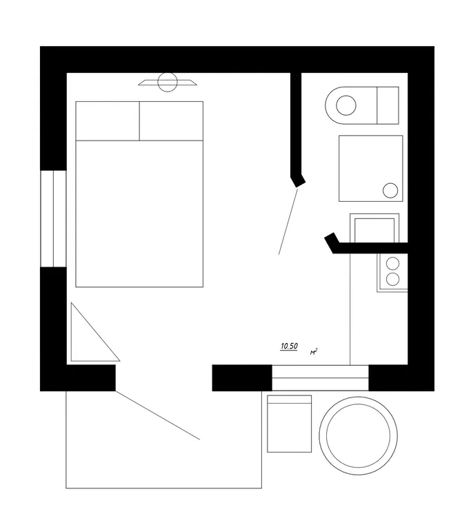 Уютная студия в самом сердце Ялты ждет своих гостей