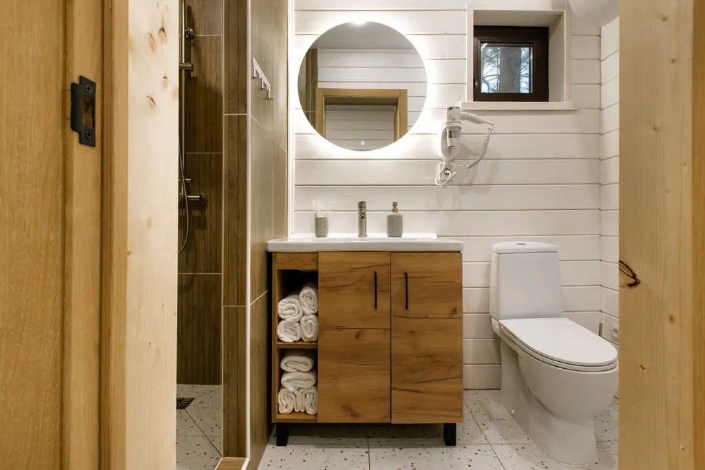 Панорамный дом с двумя спальнями на берегу Волги