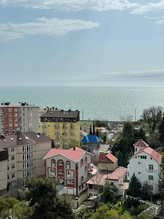 Квартира Квартира Уютная студия у моря ЖК Барселона  с прямым видом на море — Сочи