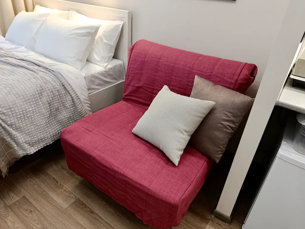 Уютная студия с дизайнерским ремонтом возле ЖД Вокзала на троих гостей