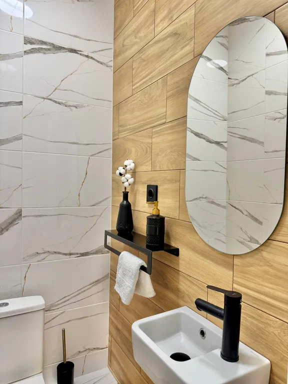 1-комнатная квартира с камином и двумя санузлами