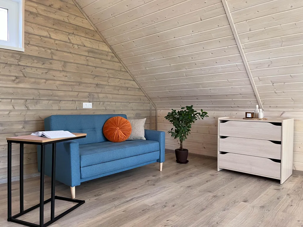 Дом отдыха барнхаус у Волги с баней и банным чаном