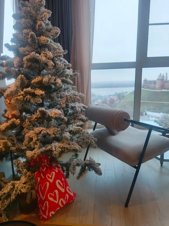 Квартира с панорамным видом на Кремль и слияние рек Волги и Оки