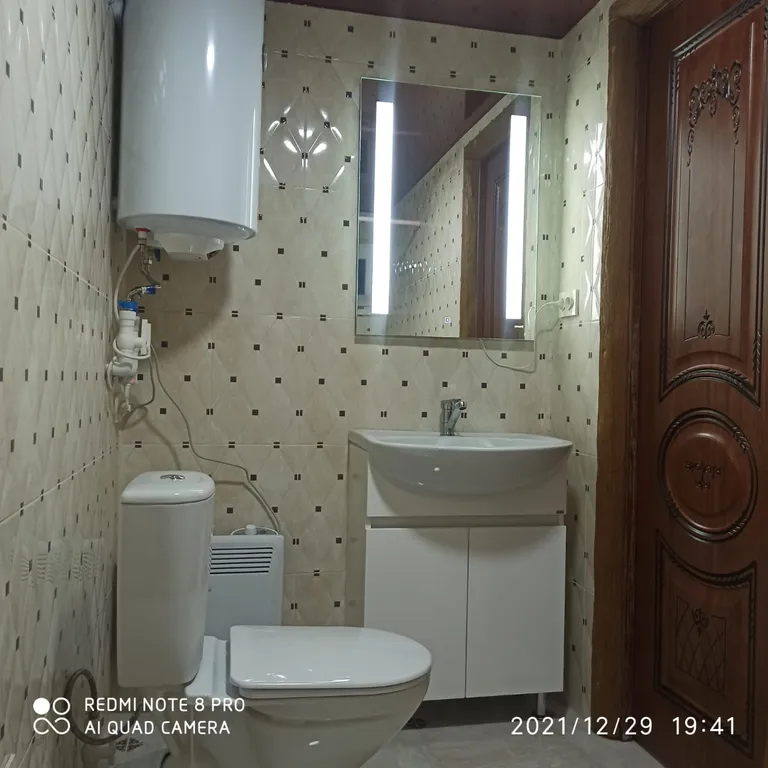 Домик с камином в горах