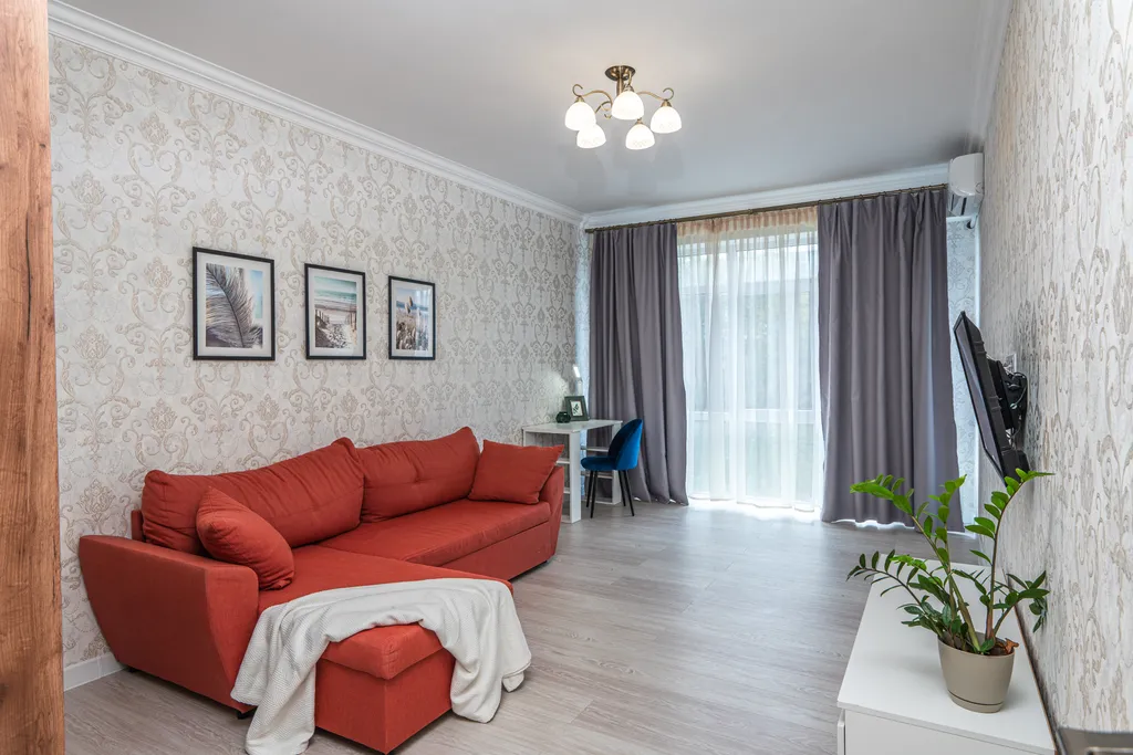 Апартамент возле олимпийского парка с видом на горы