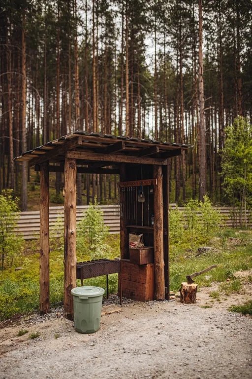 Домик в лесу с потрясающим видом из окна с банным комплексом