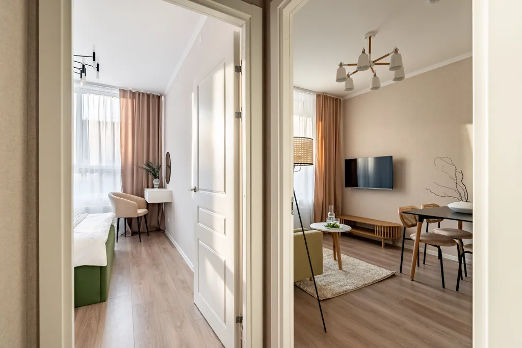 Квартира Квартира Евро-двушка Лаймовый щербет — Шушары