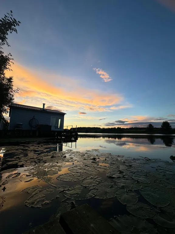 Дом у реки Дубна на первой линии
