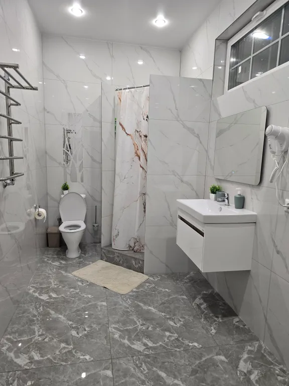 Коттедж с баней на дровах