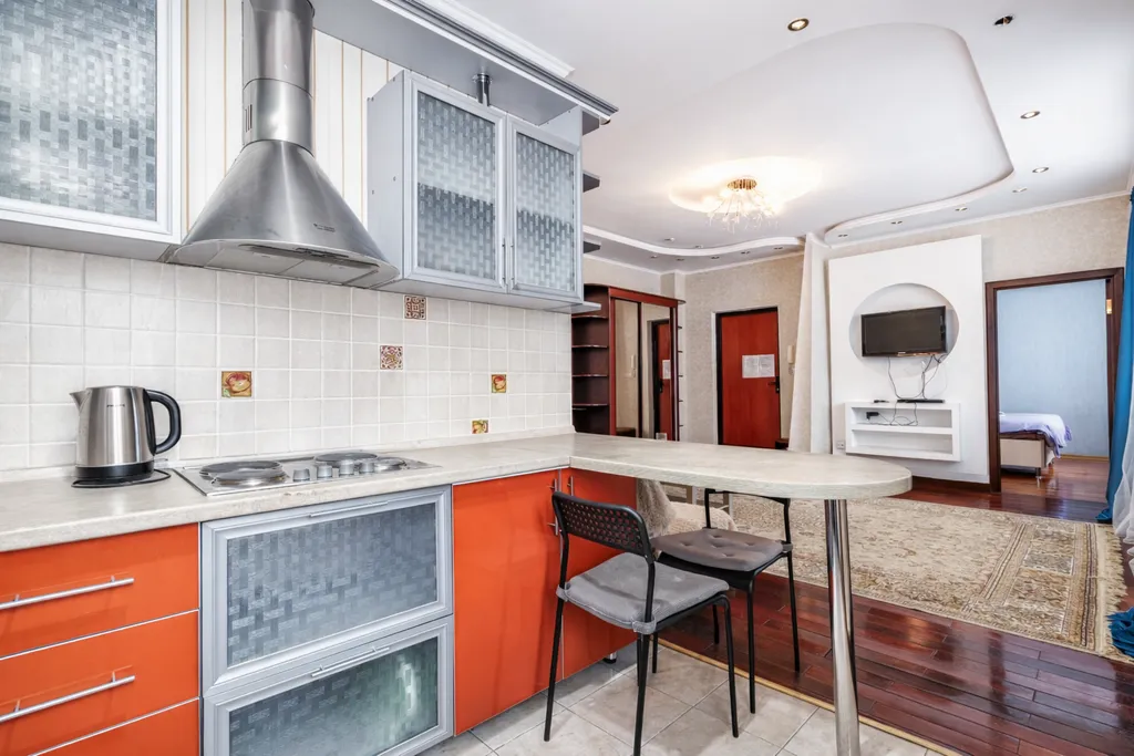 2х-комнатная в сердце города, шикарное расположение, 1-4 гостя