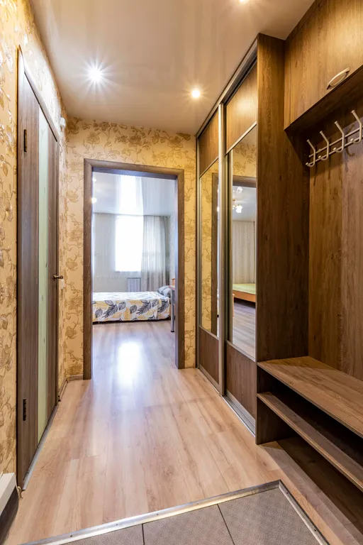 Квартира-студия с балконом для командированных и отдыха