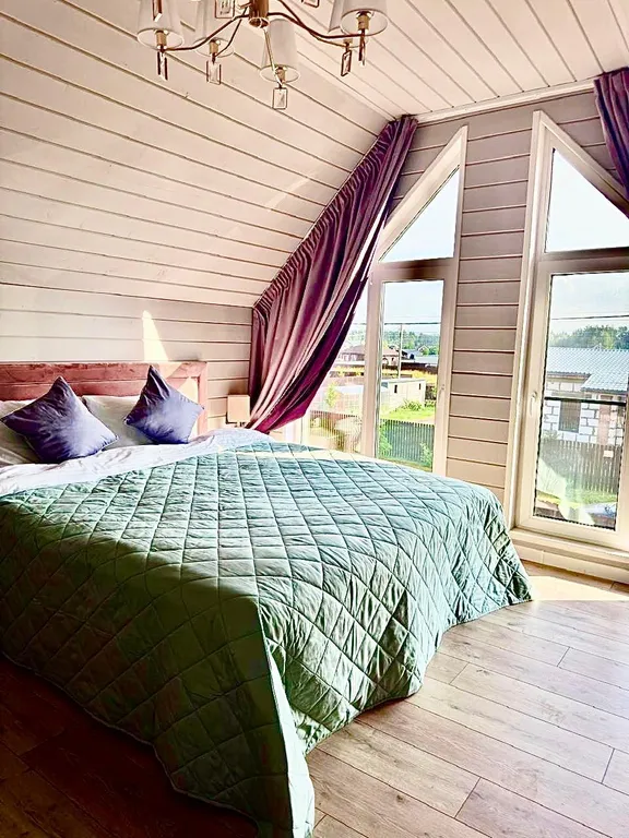 Коттедж Новый дом с баней в Подмосковье — Лопотово