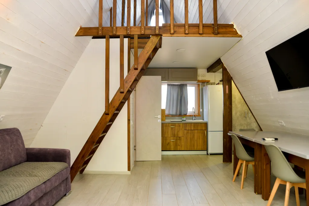 Уютные домики в стиле а-фрейм