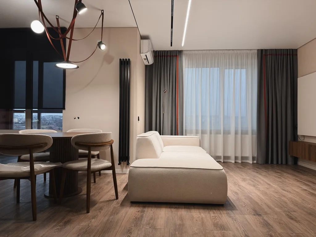 Квартира студия с дизайнерским ремонтом