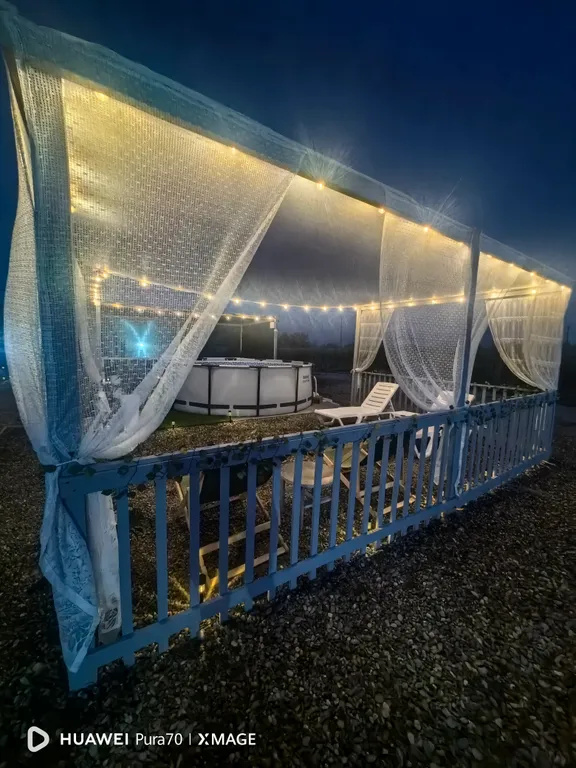 Уютные домики на берегу Азовского моря