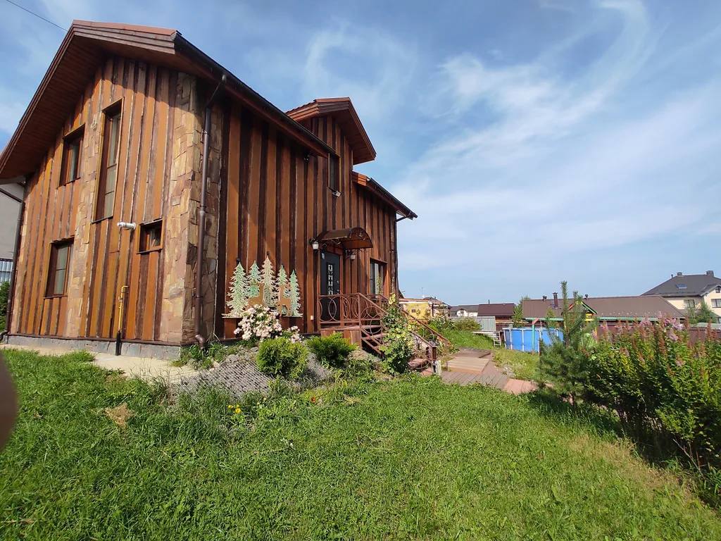 Коттедж Эко дом с баней и бассейнами рядом с Санкт-Петербургом — Кискелово